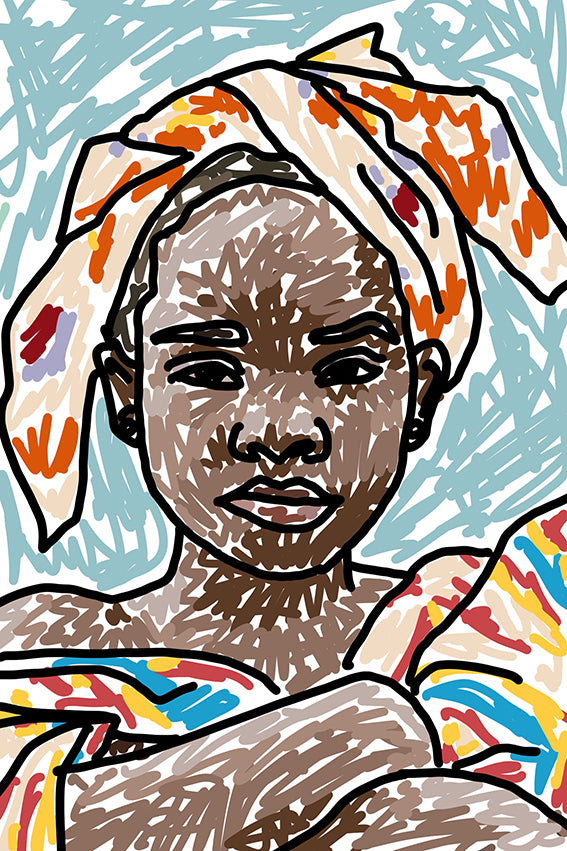 Dibujo digital impreso sobre lienzo - Obra original (1/1) (Copia)