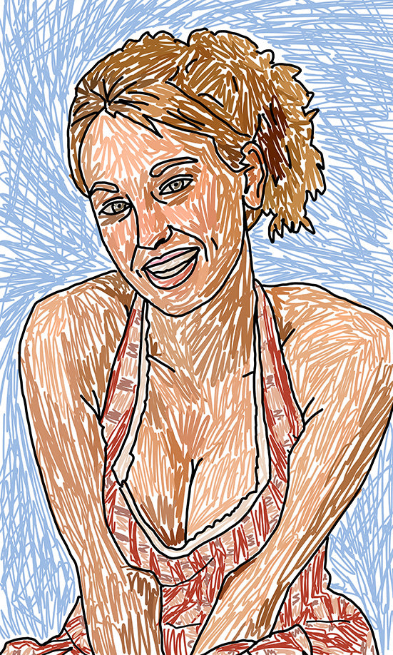 Dibujo digital impreso sobre lienzo - Obra original (1/1)