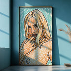 Dibujo digital impreso sobre lienzo - Obra original (1/1)