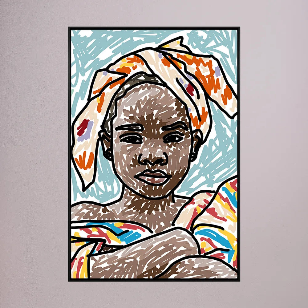 Dibujo digital impreso sobre lienzo - Obra original (1/1) (Copia)