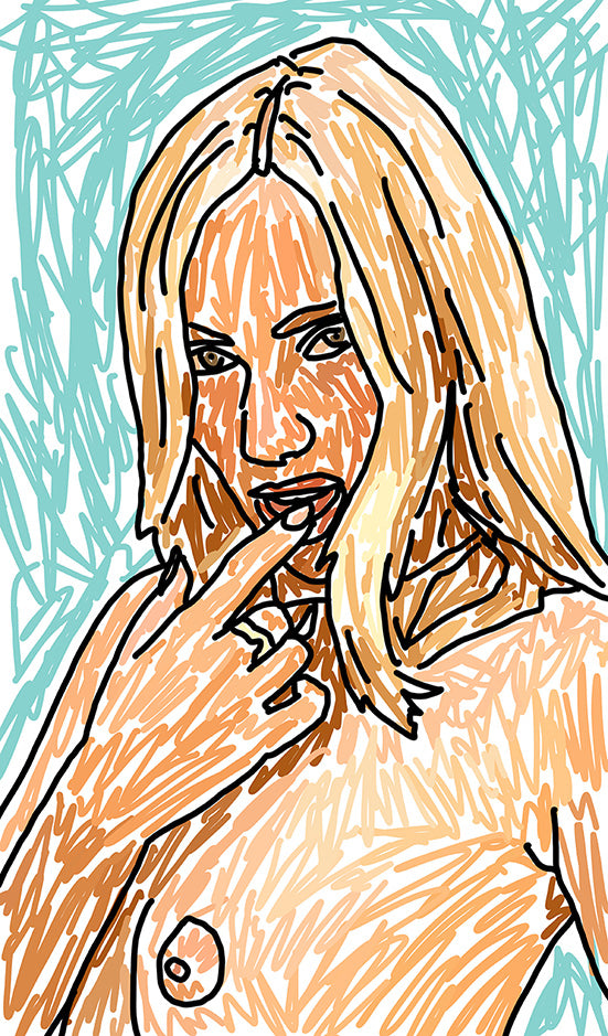 Dibujo digital impreso sobre lienzo - Obra original (1/1)